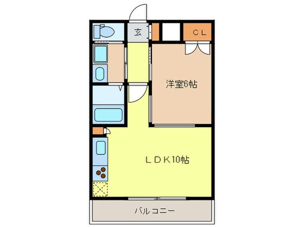 Ｒ－ＣＯＵＲＴ泉の物件間取画像